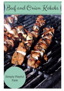 Beef and Onion Kabobs