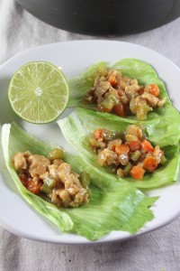 Asian Chicken Lettuce Wraps